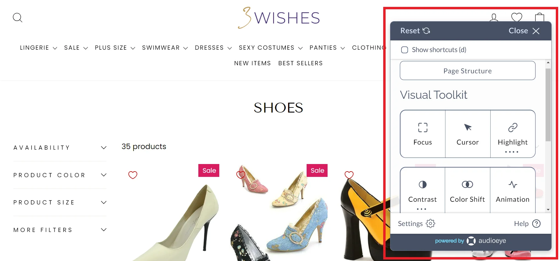 eCommerce user experience - Accessibility